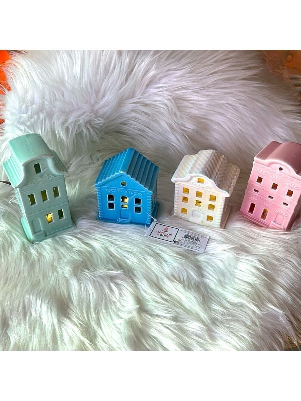 Light up Indoor House Decorations for Table Lighted House Decor for Home